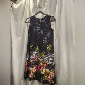TIKI PALM DRESS